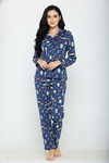 Zivame Farm Lore Knit Cotton Pyjama Set - Set Sail — thumbnail 2